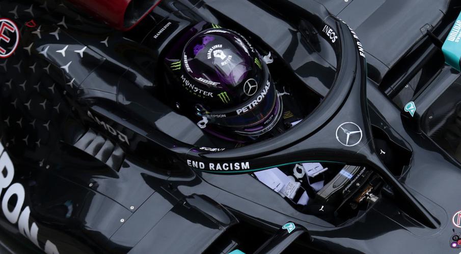 Hamilton Unveils New Black Helmet As F1 Roars Back Supersport